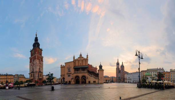 istock Old city center in Krakow 821604746