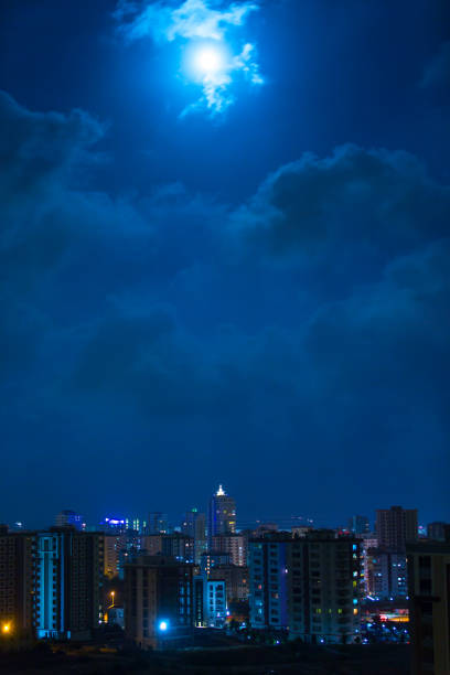 istock Beautiful city at night 821605578