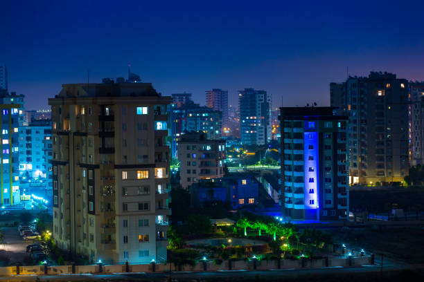 istock Beautiful city at night 821608912