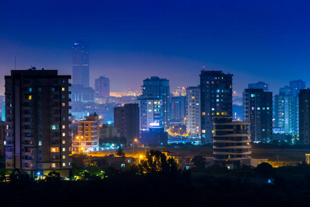 istock Beautiful city at night 821612390