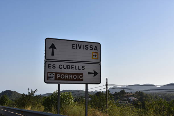 istock Road signs in Ibiza 821620660