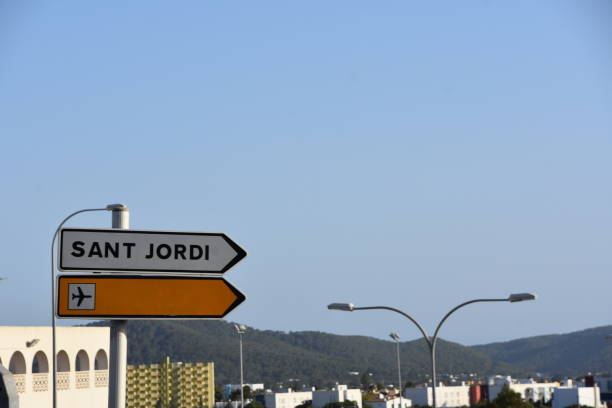 istock Road signs in Ibiza 821625236