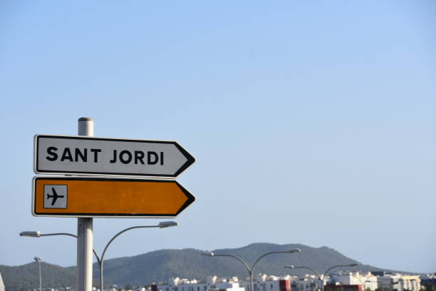 istock Road signs in Ibiza 821627920