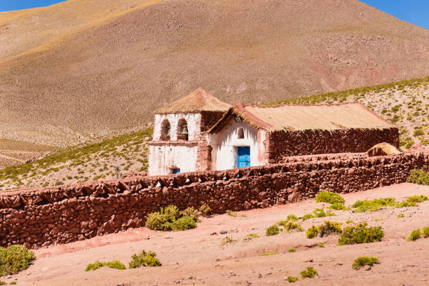 istock Church in Machuca, Atacama Desert, Chile 821637232