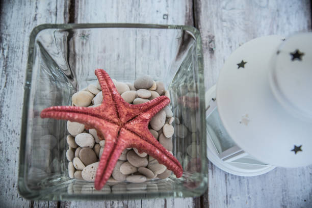 istock White lantern and glass bowl arrangement 821651482