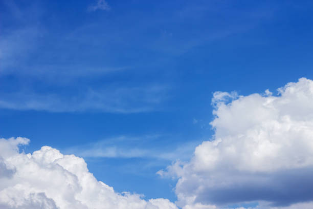 istock Blue sky with art of cloud 821654464