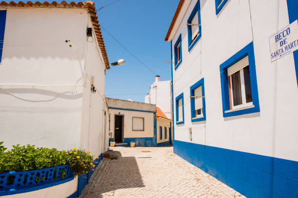 istock Colored houses of Ericeira 821659046