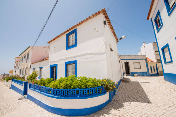 istock Colored houses of Ericeira 821659084