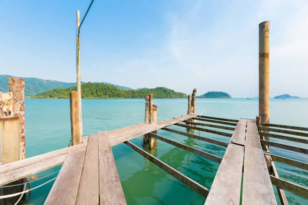 istock Wooden pier on Koh Chang 821668672