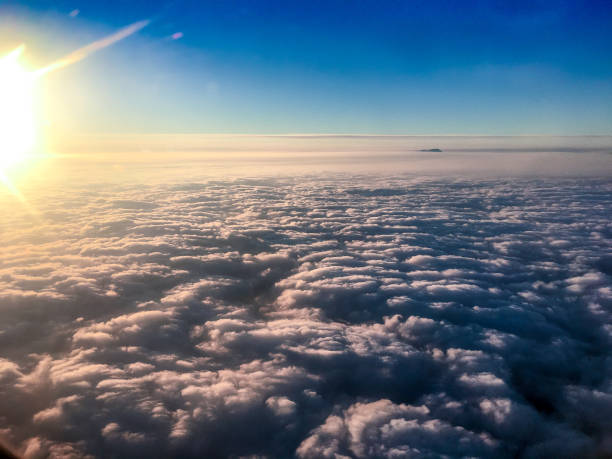 istock Top view of the clouds 821672386