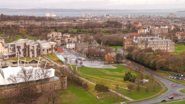 istock Old town Edinburgh in Scotland 821688322