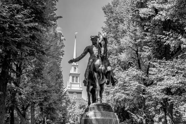 istock Paul Revere Statue in Boston, Massachusetts 821688454