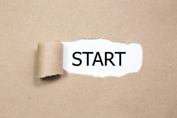 istock The word start written on torn paper 821688678