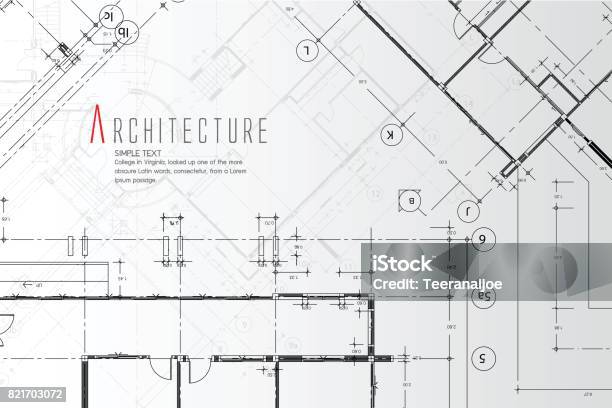 Vetores de Arquitetura Plano De Fundo e mais imagens de Plano de arquitetura - Plano de arquitetura, Plano - Documento, Arquitetura