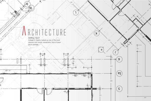 Architecture Background. Architecture Background. blueprint borders stock illustrations