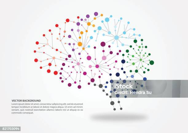 Brain Mapping Concept Stock Illustration - Download Image Now - Connection, Abstract, Nerve Cell