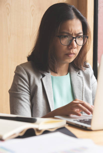 istock Asian Business woman working. 821703246