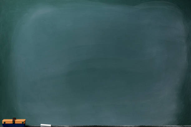 빈 칠판 보드 지우개와 분필 - blackboard chalk blank eraser 뉴스 사진 이미지