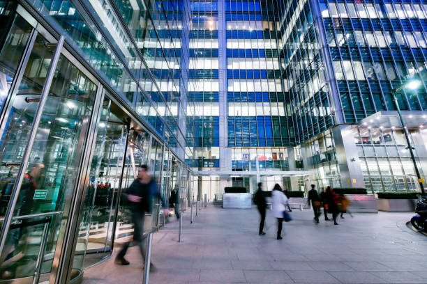 istock London train and office building skyscraper in rush hour 821728012
