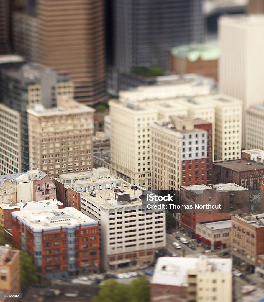 Vista aérea - Foto de stock de Tilt-Shift libre de derechos