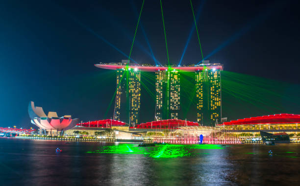 Marina Bay Sands Hotel - Singapore stock photo