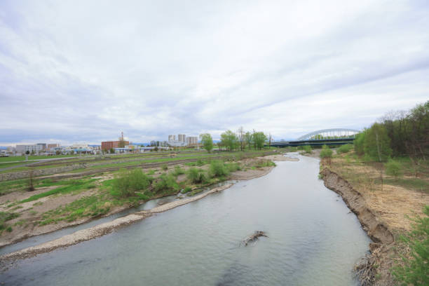 istock train view at japan Asahikawa  to Furano line 821751778