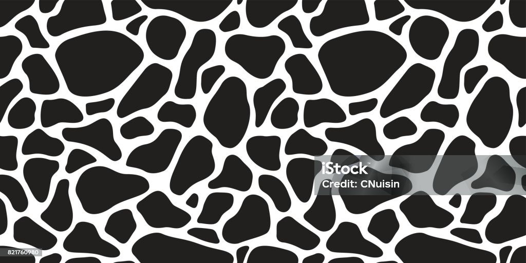 Cow skin. Dalmatians dog. animal skin texture zebra giraffe seamless pattern wallpaper background camouflage Giraffe Print stock vector