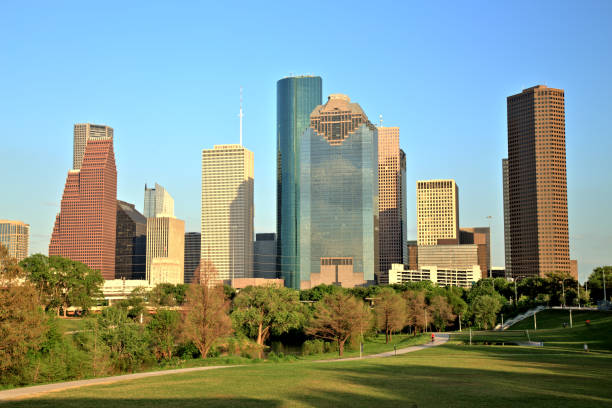 istock Houston Downtown Skyline at Sunset 821778780