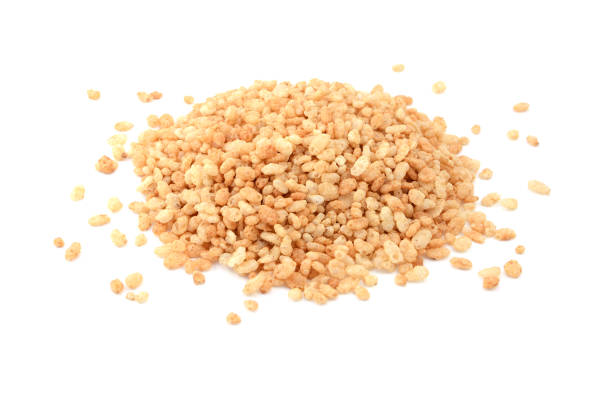Cereali croccanti per la colazione al riso - foto stock
