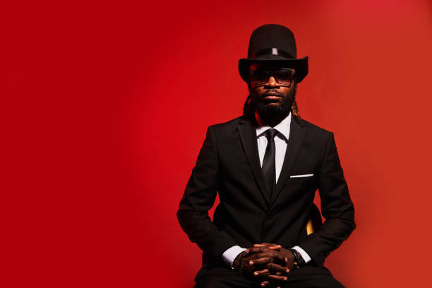 istock Calm confident bossy black man 821801124
