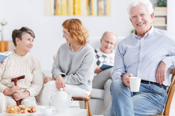 istock Afternoon in nursing home 821808412