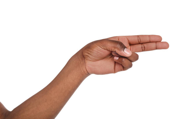 istock African american hand making gun gesture 821812492