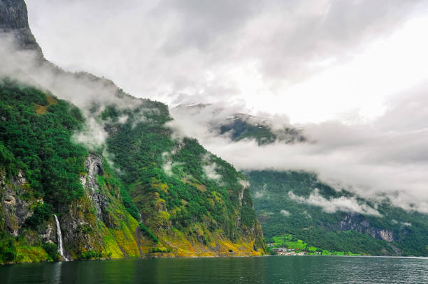 istock Fjord in a cloudy day, Norway 821818572