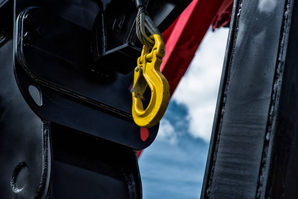 Hook crane is labor saving device for lifting heavy material in heavy industry such as steel and metal manufacturing.