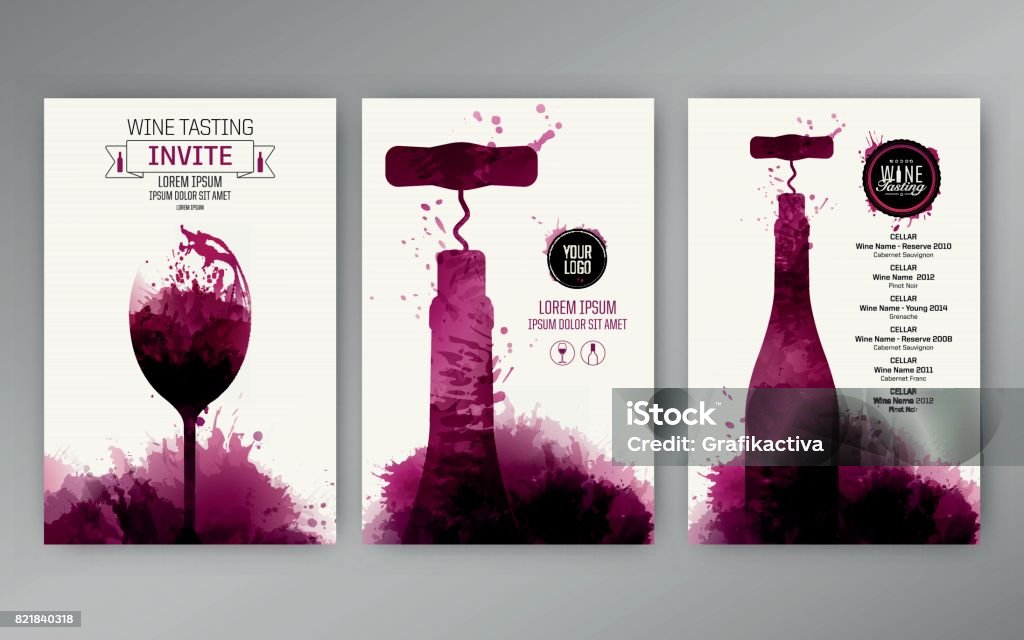 Design templates background wine stains Design templates background wine stains. Suitable for promotions, brochures, tasting events, wine presentation or wine list. Vector Wine stock vector