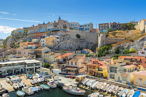 Vallon des Auffes is a little traditional fishing haven in Marseille, France