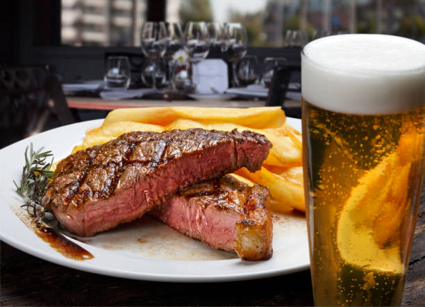 Steak with fries