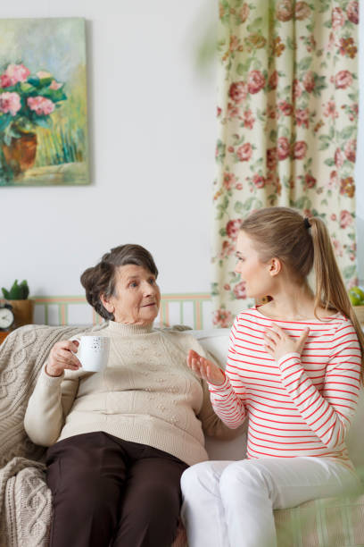 istock Grandma talking to her grandchild 821853892