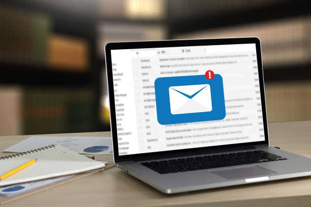istock Mail Communication Connection message to mailing contacts phone Global Letters Concept 821860756
