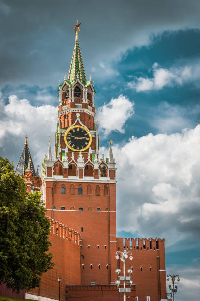 istock Moscow Kremlin with the Spasskaya tower 821869618