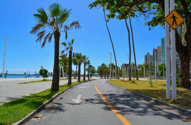 istock Beach walk in Fortaleza, Ceara, Brazil 821879424