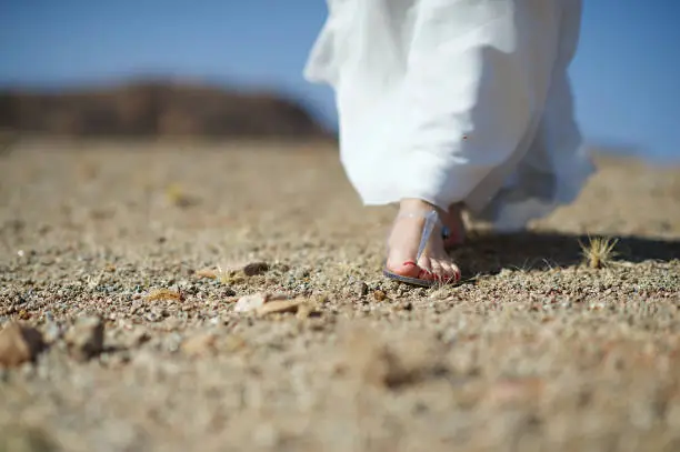 Photo of Feet of Desert Bride