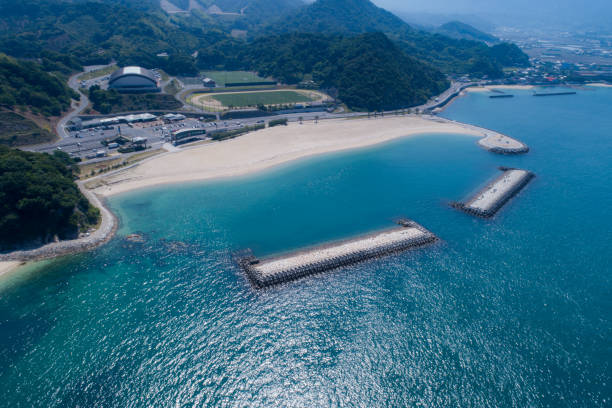 istock Hojo Nagahama Beach (Fuwari-mae beach) in Japan 821881080