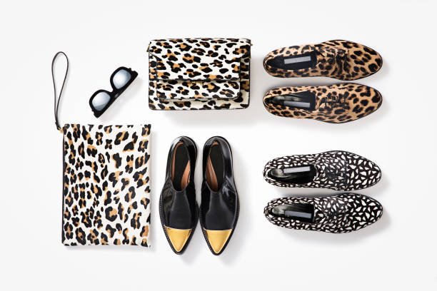 Loafers and clutch bags