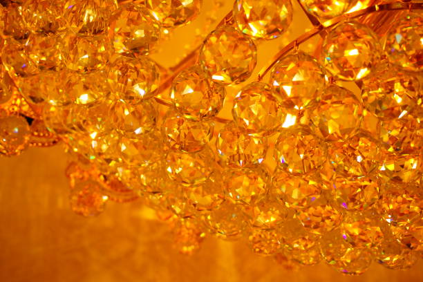 istock Crystal Chandelier Abstrac 821913180