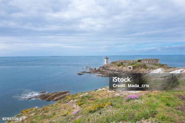Kermorvan Lighthouse Le Conquet Britanny France Europe Stock Photo - Download Image Now