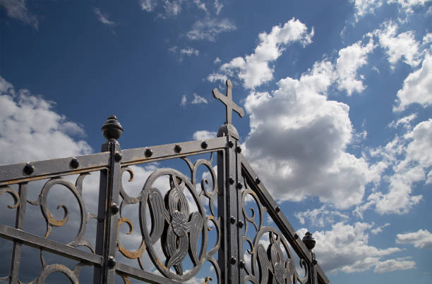 istock orthodox christian cross on against the sky 821934794