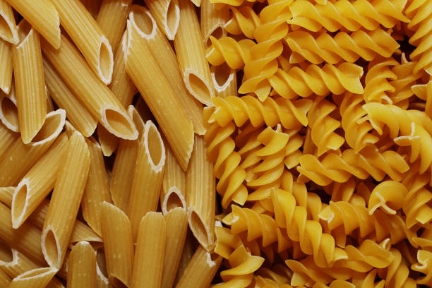 istock Pasta in the form of spirals 821942034