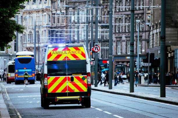 istock Ambulance in an avenue 821942290