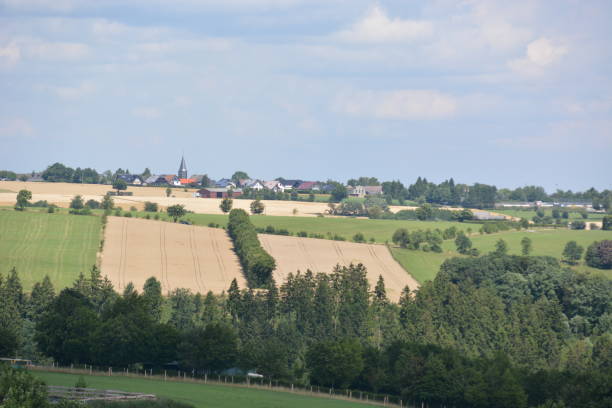 istock Eifel in Germany with houses 821952118